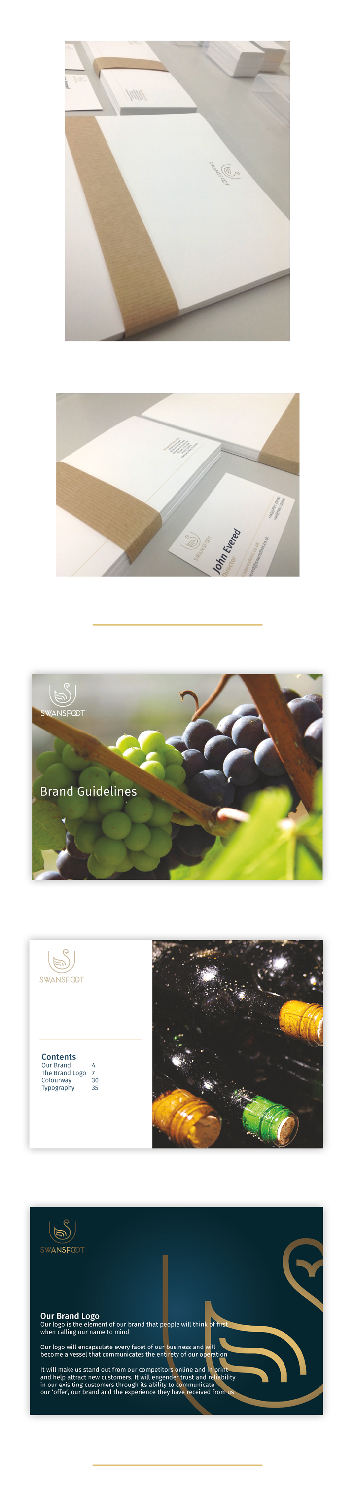 Swansfoot Brand - Theory Unit Graphic Design and Website Development